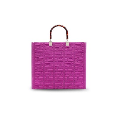 FENDI SUNSHINE MEDIUM FF TOP HANDLE TOTE BAG 8BH386AHWCF037T (36*33*13.5cm)